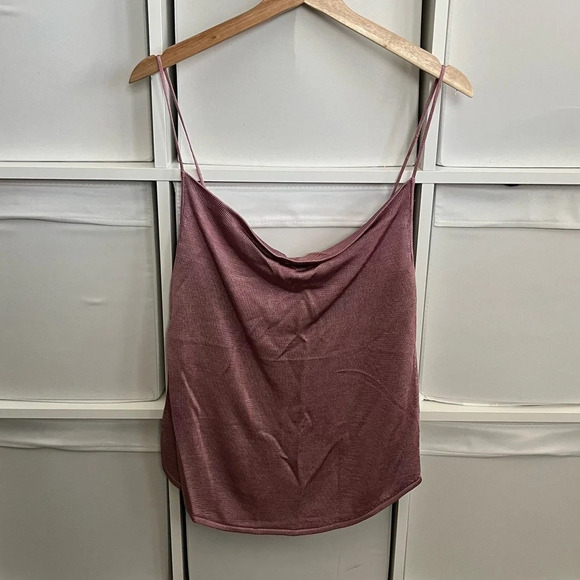 Cinq A Sept Pink Cowl Neck Knit Tank Size Small NWT - Picture 4 of 6